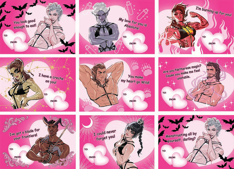 BG3 VALENTINES // CARD SET