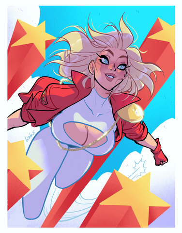 POWER GIRL // Print